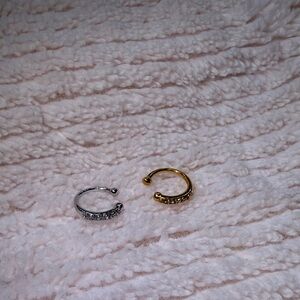 NWOT Fake lip/nose ring